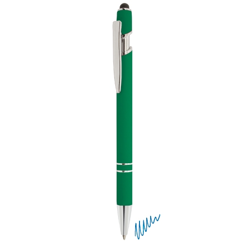 BOLIGRAFO METALICO CON TOUCH "ATLANTA" VERDE