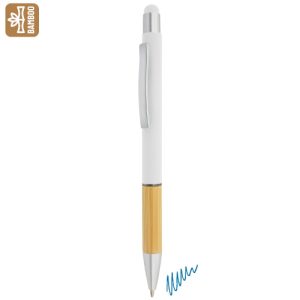 BOLIGRAFO BAMBU "YUYI" BLANCO