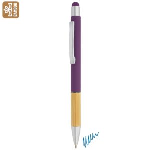 BOLIGRAFO BAMBU "YUYI" LILA
