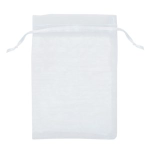 BOLSA REGALO ORGANZA 15*10 CM BLANCO