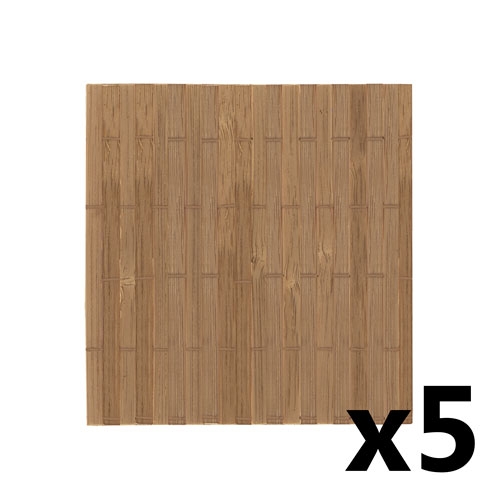 SET 5 POSAVASOS DE BAMBÚ "CEYLAN" OSCURO