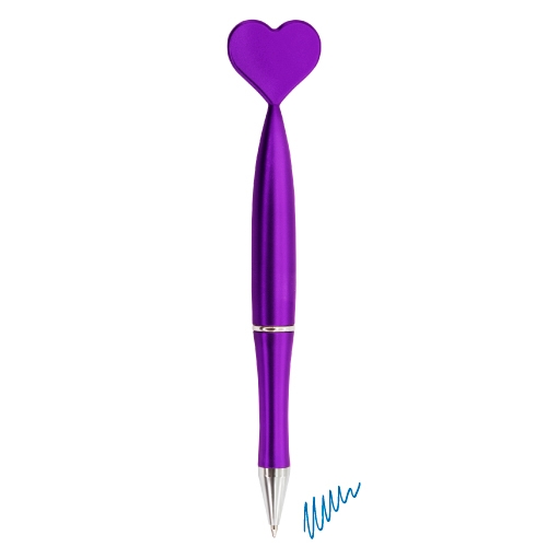 BOLIGRAFO "CUORE" LILA