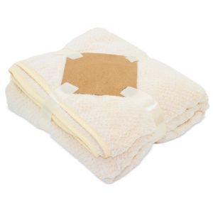 MANTA ATERCIOPELADA "MIMOSA" BEIGE