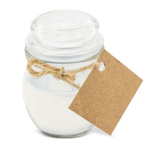 VELA AROMÁTICA "ÁMBER" BLANCO