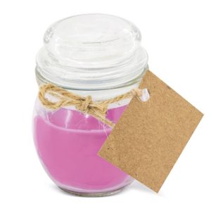 VELA AROMÁTICA "ÁMBER" ROSA