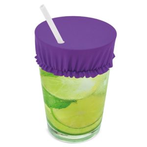 CUBRE VASOS DE TELA "FRESH" LILA