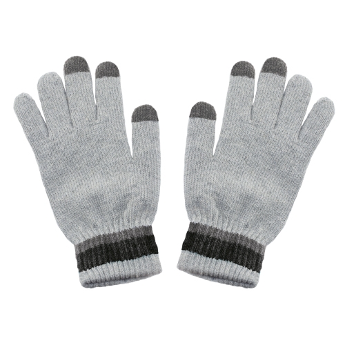 GUANTES TOUCH SCREEN "CANADÁ" GRIS