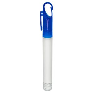 DISPENSADOR MOSQUETON SPRAY SOLAR "PROTECTIVE" AZUL