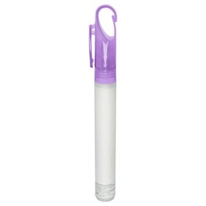 DISPENSADOR MOSQUETON SPRAY SOLAR "PROTECTIVE" LILA
