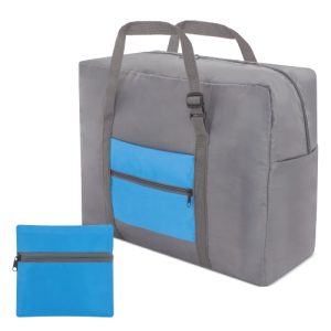 BOLSO DE VIAJE PLEGABLE "VIKA" AZUL