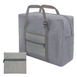 BOLSO DE VIAJE PLEGABLE "VIKA" GRIS