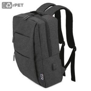 MOCHILA PORTAORDENADOR "DAVIS" NEGRO