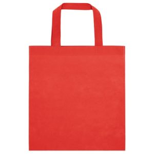 BOLSA NON WOVEN SHOPPING ROJO