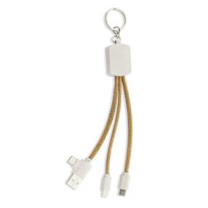 CARGADOR-LLAVERO CONECTORES ECOLÓGICO "NABIR"