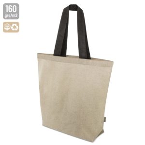 BOLSA ALGODÓN RECICLADO "JAIPUR" NEGRO