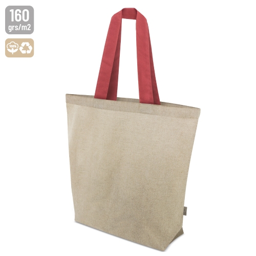 BOLSA ALGODÓN RECICLADO "JAIPUR" ROJO
