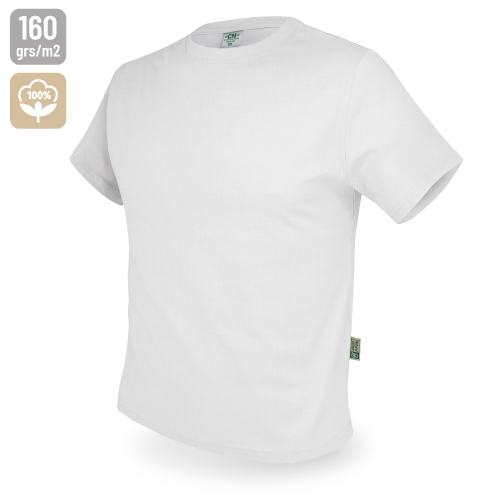 CAMISETA DE ALGODÓN 160G "NATUR" BLANCO M