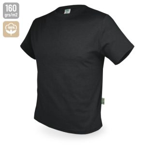 CAMISETA DE ALGODÓN 160G "NATUR" NEGRO S