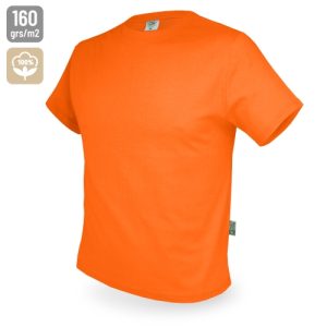 CAMISETA DE ALGODÓN 160G "NATUR" NARANJA S