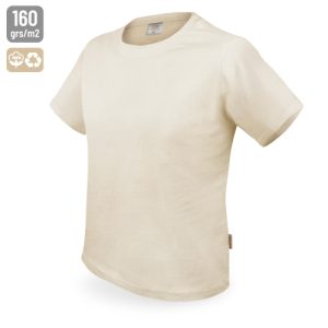 CAMISETA DE ALGODÓN 160G "RECYCLED" CREMA XL