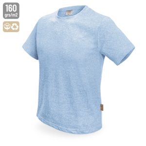 CAMISETA DE ALGODÓN 160G "RECYCLED" CELESTE XS