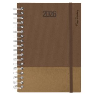 AGENDA ANILLA P.CARDIN "AMBERES" DÍA/PÁGINA MARRÓN