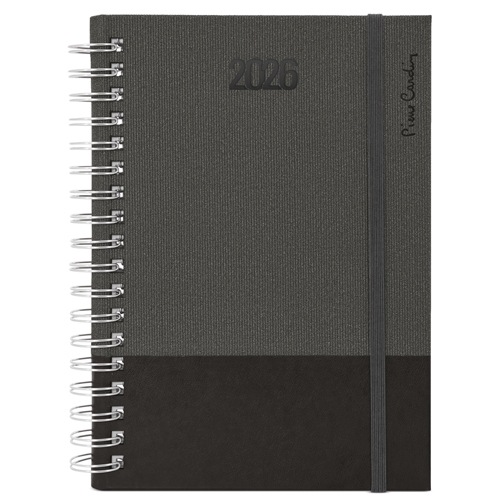 AGENDA ANILLA P.CARDIN "AMBERES" DÍA/PÁGINA PLOMO