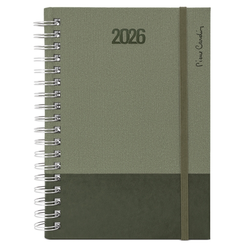 AGENDA ANILLA P.CARDIN "AMBERES" DÍA/PÁGINA VERDE