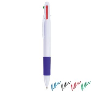 BOLIGRAFO 4 COLORES "KARIZ" AZUL
