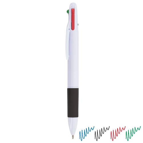 BOLIGRAFO 4 COLORES "KARIZ" NEGRO