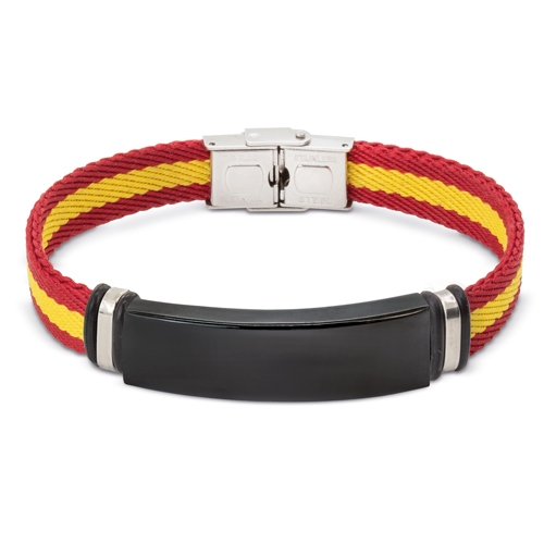 PULSERA DE ACERO "SETH" NEGRO