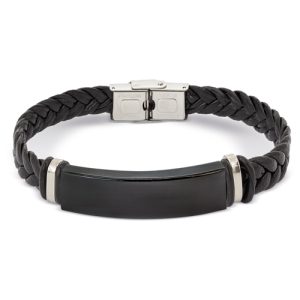 PULSERA DE ACERO "SETH" NEGRO