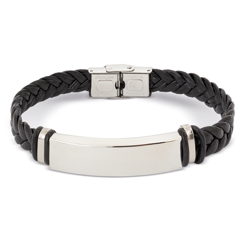 PULSERA DE ACERO "SETH" PLATA