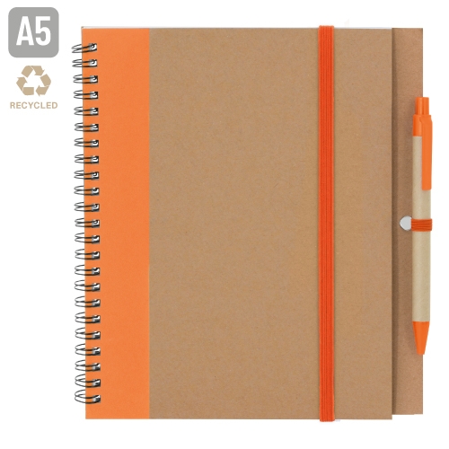 CUADERNO "DANKO" NARANJA