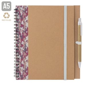 CUADERNO A5 "SAFARI" BURDEOS
