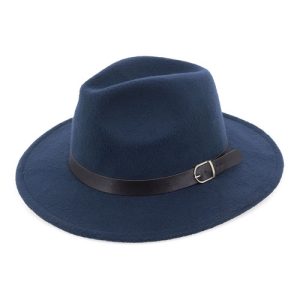 SOMBRERO LANA-POLIÉSTER "SOTOMONTE" MARINO