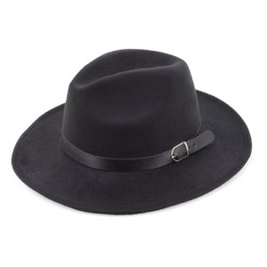 SOMBRERO LANA-POLIÉSTER "SOTOMONTE" NEGRO