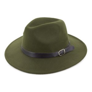 SOMBRERO LANA-POLIÉSTER "SOTOMONTE" VERDE