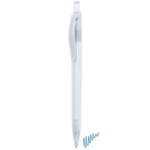 BOLIGRAFO TRANSPARENTE "DAX" BLANCO