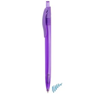 BOLIGRAFO TRANSPARENTE "DAX" LILA