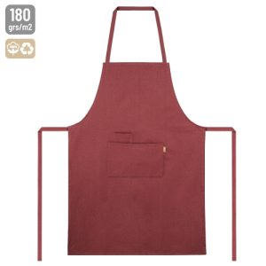 10496-GRA-500x500-1.jpg DELANTAL ALGODÓN RECICLADO 180 G"MITCHEL" GRANATE