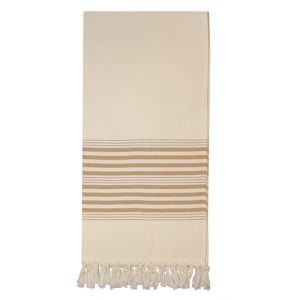 TOALLA PAREO RIZO "CALA GALDANA" CAMEL