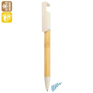 BOLIGRAFO BAMBÚ-FIBRA DE TRIGO "NATURIX" BEIGE