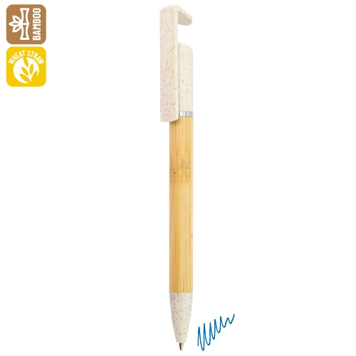 BOLIGRAFO BAMBÚ-FIBRA DE TRIGO "NATURIX" BEIGE