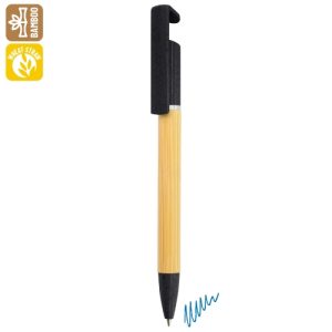 BOLIGRAFO BAMBÚ-FIBRA DE TRIGO "NATURIX" NEGRO