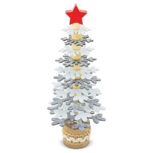 10653-GR-500x500-1.jpg ARBOLITO DE NAVIDAD RPET Y MADERA RECICLADA "PUKKY" GRIS