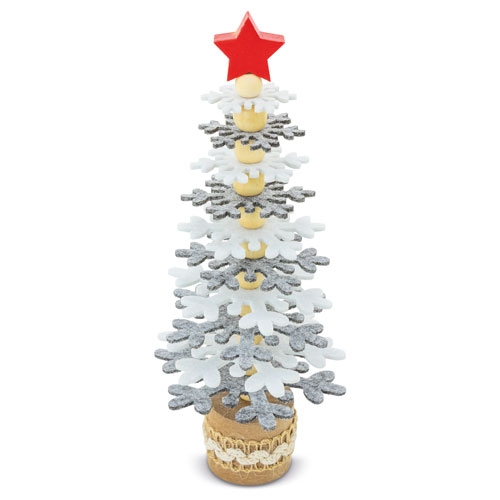 10653-GR-500x500-1.jpg ARBOLITO DE NAVIDAD RPET Y MADERA RECICLADA "PUKKY" GRIS
