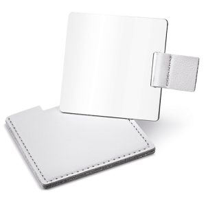 ESPEJO COMPACTO "LILYAN" PLATA