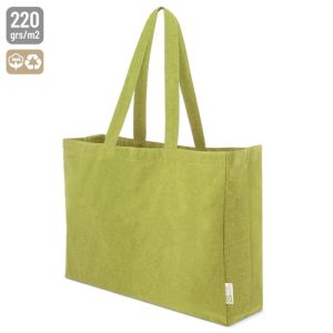 BOLSA DE ALGODÓN XXL "ALMERINAR"  VERDE