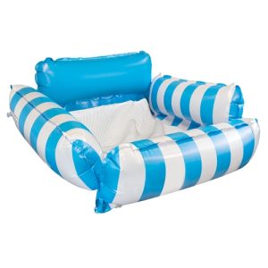COLCHONETA HINCHABLE "ACUATIK" BLANCO/AZUL